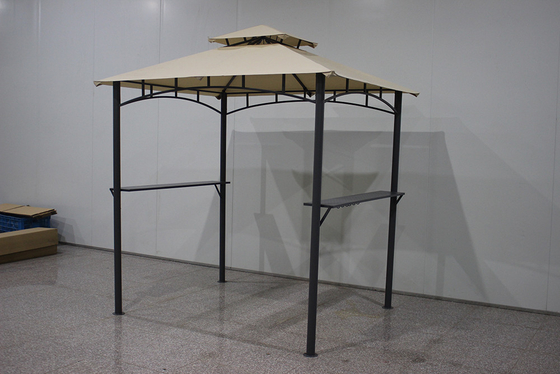 Εξωτερικό μεταλλικό πλαίσιο Κήπος Gazebo Canopy 2.23*1.8*2.5M για προσαρμόσιμες εκδηλώσεις