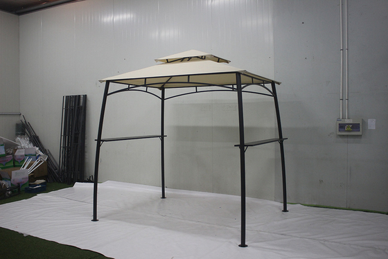Προσαρμόσιμο μεταλλικό πλαίσιο Κήπος BBQ Grill Gazebo για εξωτερική ψυχαγωγία