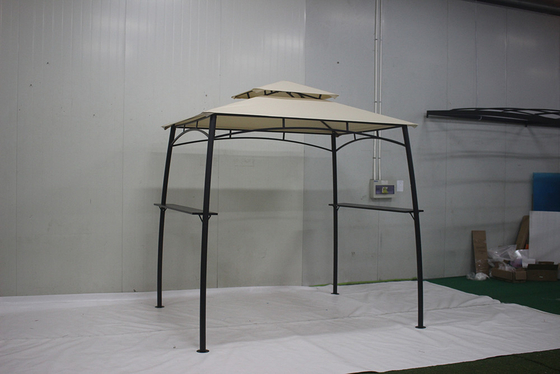 Προσαρμόσιμο μεταλλικό πλαίσιο Κήπος BBQ Grill Gazebo για εξωτερική ψυχαγωγία