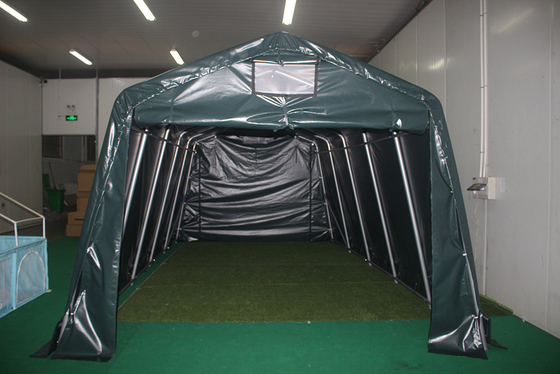 330*600*260cm Αδιάβροχο PVC Δυνατό να αναδιπλωθεί Σκουπίδι ποδηλάτου Καταφύγιο Κάλυψη Αποθήκευσης Τέντα Carport