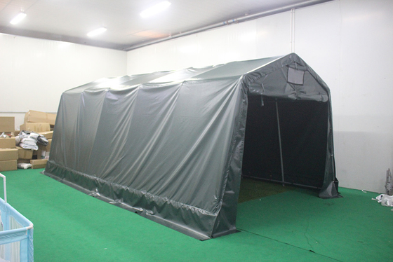 330*600*260cm Αδιάβροχο PVC Δυνατό να αναδιπλωθεί Σκουπίδι ποδηλάτου Καταφύγιο Κάλυψη Αποθήκευσης Τέντα Carport