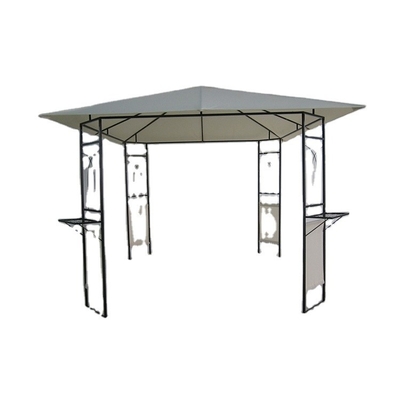 Διπλή οροφή Gazebo εξωτερική καλύβα καταφύγιο με προσαρμόσιμο σχέδιο και PVC επικαλυμμένο φινίρισμα