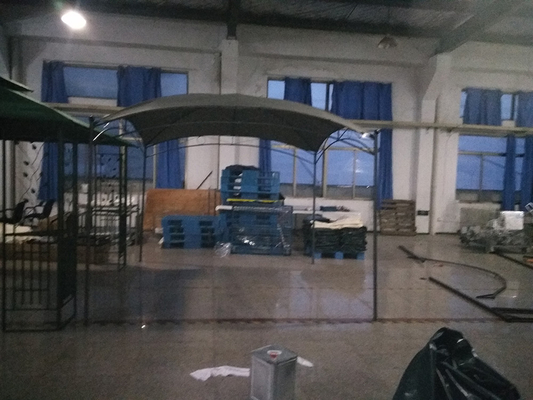 Εξωτερική αυλή Carport με ατσάλινο πλαίσιο 3 * 3M ηλιακή σκιά κήπος λευκή γάμος κάλυψη στέγη
