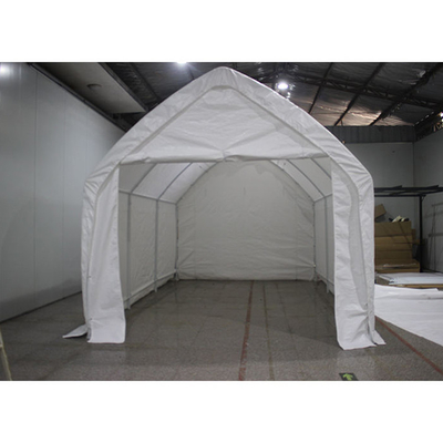 360*600*340cm Κινητή πλαστική σκηνή Carport με φύση τύπου ξύλου που υποβάλλεται σε επεξεργασία πίεσης