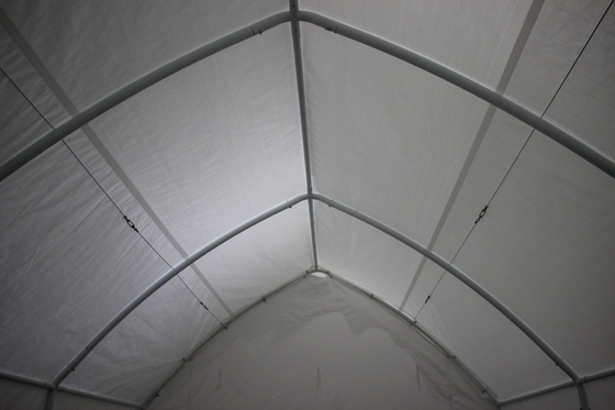 360*600*340cm Κινητή πλαστική σκηνή Carport με φύση τύπου ξύλου που υποβάλλεται σε επεξεργασία πίεσης