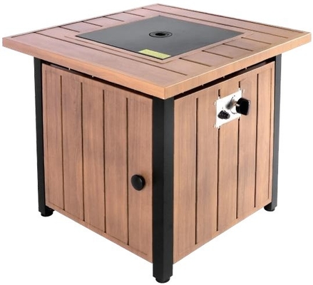 Εξωτερικός κήπος Corten Steel BBQ Grill με ορθογώνιο σφαιρικό ακατέργαστο λάστιχο αερίου