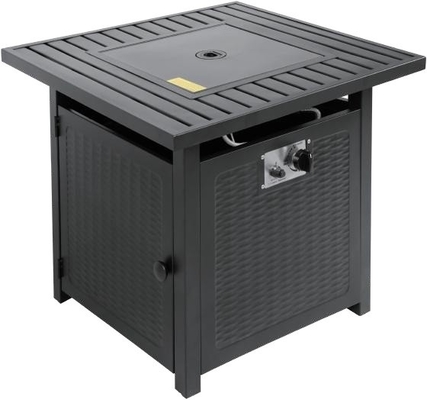 Εξωτερικός κήπος Corten Steel BBQ Grill με ορθογώνιο σφαιρικό ακατέργαστο λάστιχο αερίου