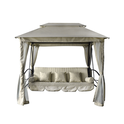 Y Mail Packing Patio Canopy Swing Bed για πολυτελή αναψυχή Εξωτερικά έπιπλα σκηνή
