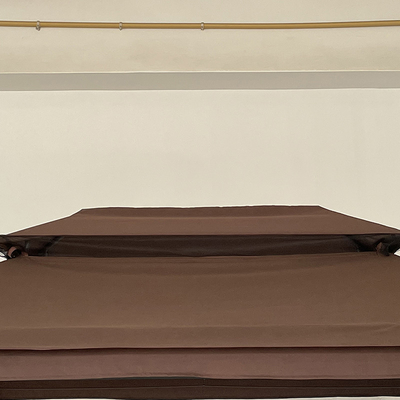 Y Mail Packing Patio Canopy Swing Bed για πολυτελή αναψυχή Εξωτερικά έπιπλα σκηνή