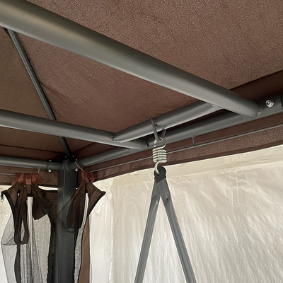Y Mail Packing Patio Canopy Swing Bed για πολυτελή αναψυχή Εξωτερικά έπιπλα σκηνή