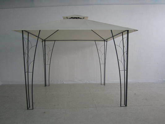 3*3M Double Top Pergola Gazebo Metal Διακοσμημένο Ιδανικό για γάμους και εκδηλώσεις