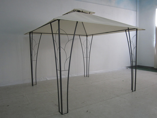 3*3M Double Top Pergola Gazebo Metal Διακοσμημένο Ιδανικό για γάμους και εκδηλώσεις