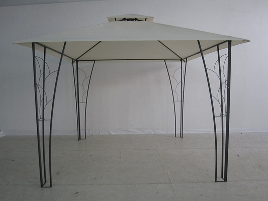 3*3M Double Top Pergola Gazebo Metal Διακοσμημένο Ιδανικό για γάμους και εκδηλώσεις