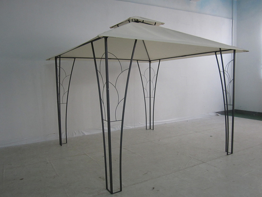 3*3M Double Top Pergola Gazebo Metal Διακοσμημένο Ιδανικό για γάμους και εκδηλώσεις