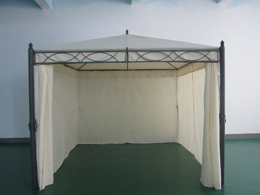 ΠΑ Επικάλυψη 3*3*2.75m Αξιολογική κάλυψη και αναδιπλώσιμες δομές κήπου Γκαζέμπο με δίχτυ