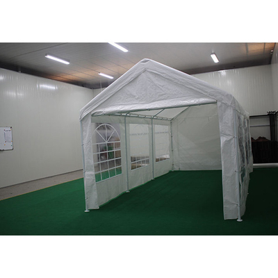 Εξωτερικό Carport CP004-W με Αδιάβροχο PE Top Cover και Μεταλλικό Φρέμα 3X6M Garden Shed