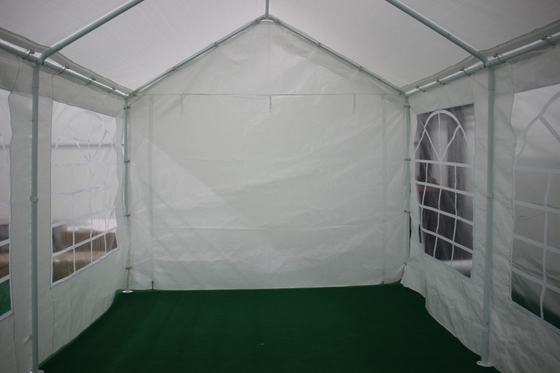 Εξωτερικό Carport CP004-W με Αδιάβροχο PE Top Cover και Μεταλλικό Φρέμα 3X6M Garden Shed