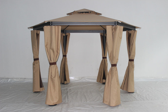Κήπος Πάρτιο Φρέμα Μία οροφή Sunshine Gazebo με αδιάβροχο PVC επικαλυμμένο πλευρικό ύφασμα