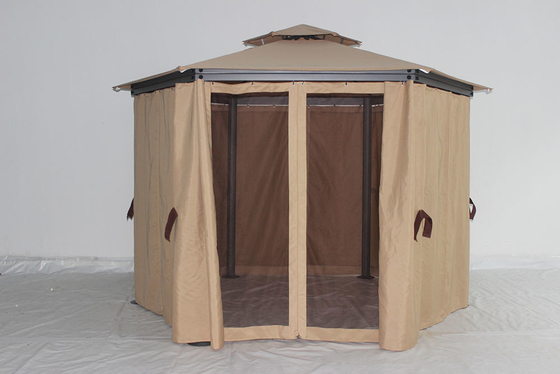 Κήπος Πάρτιο Φρέμα Μία οροφή Sunshine Gazebo με αδιάβροχο PVC επικαλυμμένο πλευρικό ύφασμα