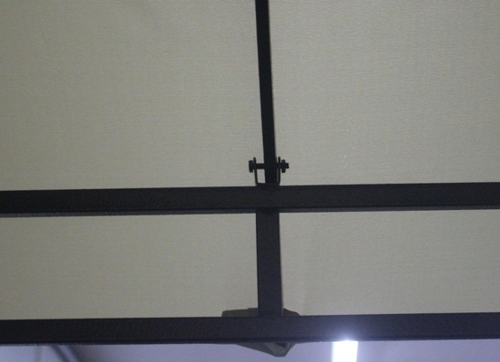 3x3x2.7M Ατσάλινο εξωτερικό διπλό κεραμικό γκαζέμπο για αυλή Canopy Party εξωτερικό καταφύγιο