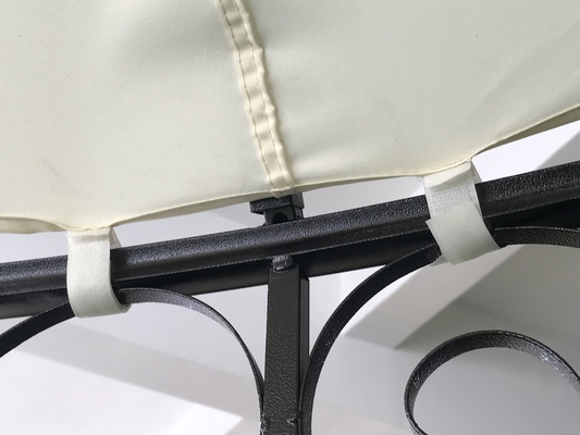 Πολυεστέρα υλικό ύφασμα 3 * 2.9M Openwork μοτίβο Πύργο υψηλής ενέργειας Gazebo για τον κήπο