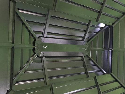 Πολυεστέρας πλευρικός τοίχος 3X3.65X2.75M Διπλό κατώφλι αλουμινίου σωλήνα γκαζέμπο για το πάρτι κήπου