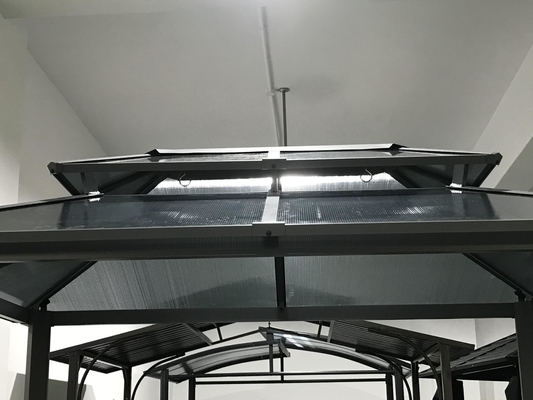 Διπλό Πάνω Πυροσβεστική Γκαζέβο 2.35X1.7X2.45M για εξωτερική γέφυρα περγκόλας
