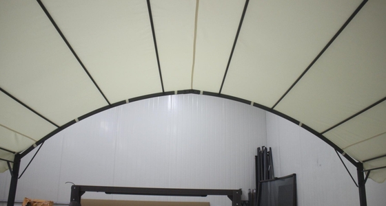 PVC 3x4x2.75M Κουρδισμένο σίδηρο Εξωτερικά γκαζέμπο Αψίδες Αψίδες Περγόλες Γέφυρα Για Κήπο