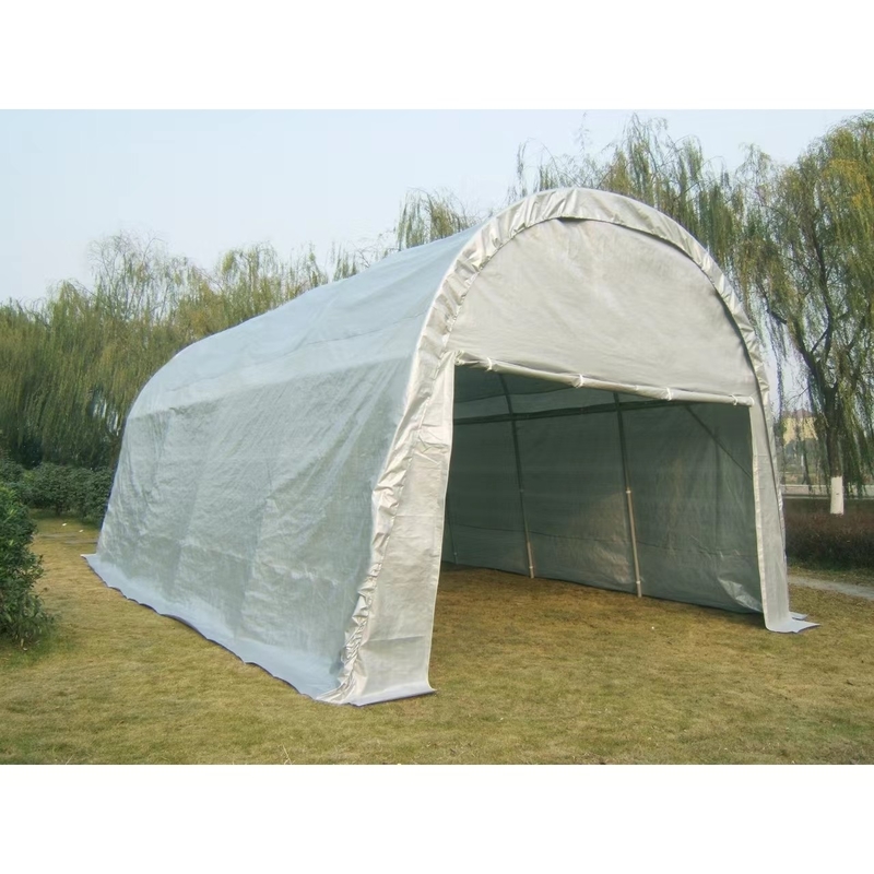 Εύκολο στην κατασκευή Custom Carport γκαράζ μεταλλικό πλαίσιο για το παρκάρισμα του αυτοκινήτου πακέτο μέγεθος 95 * 45 * 28