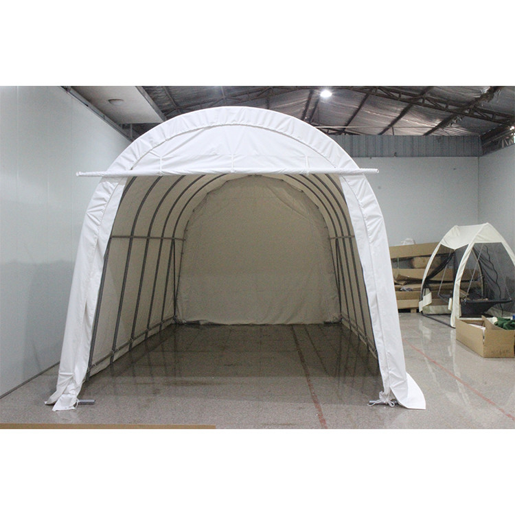 Αφαίρετες πλευρικές πύλες πόρτες 400 * 730 * 330cm βαρύ φορτίο Carport για πίσω αυλή και κάμπινγκ