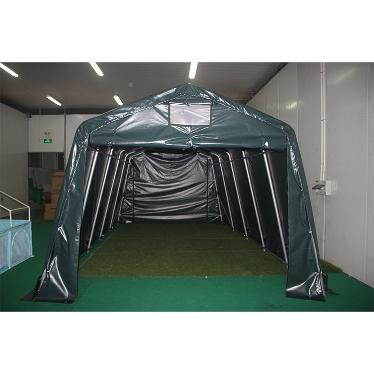 330*600*260cm Αδιάβροχο PVC Δυνατό να αναδιπλωθεί Σκουπίδι ποδηλάτου Καταφύγιο Κάλυψη Αποθήκευσης Τέντα Carport
