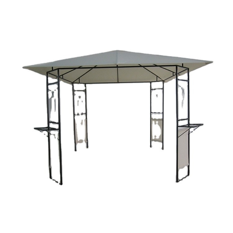 Διπλή οροφή Gazebo εξωτερική καλύβα καταφύγιο με προσαρμόσιμο σχέδιο και PVC επικαλυμμένο φινίρισμα