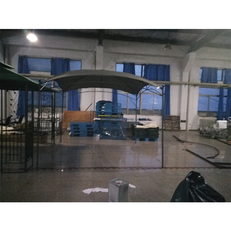 Εξωτερική αυλή Carport με ατσάλινο πλαίσιο 3 * 3M ηλιακή σκιά κήπος λευκή γάμος κάλυψη στέγη