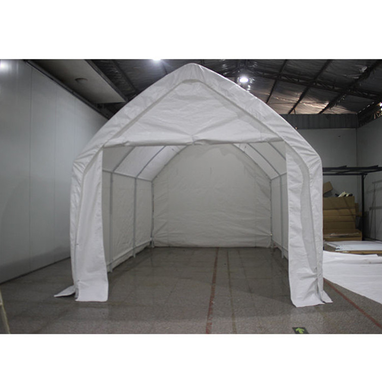 360*600*340cm Μεταφορτώσιμο Μεγάλο Αδιάβροχο Καταφύγιο Εξωτερικό Σαλόνι Γκαράζ Αυτοκινήτου με Φρέμα Καλυμμένη με Φρούτο