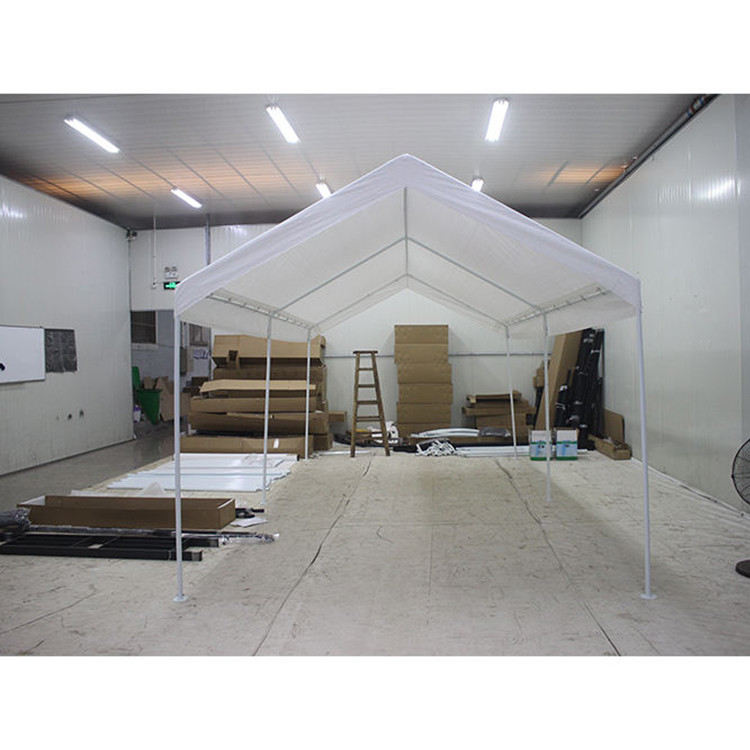 Μεταλλικό επικαλυμμένο με σκόνη 3 x 6 ft Canopy Portable Shelter για αποθήκευση ποδηλάτων και μοτοσυκλετών