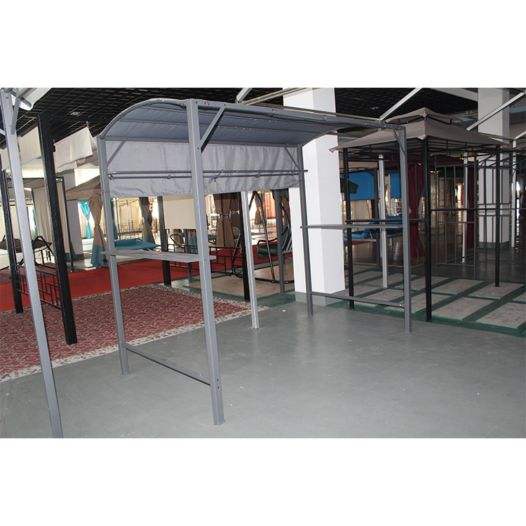 Ατσάλινο πλαίσιο Gazebo Pavilion Pergola με μέγεθος 2.45*1.37*2.15M και αναδιπλούμενο σχέδιο