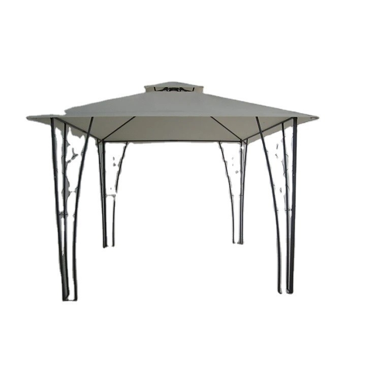 3*3M Double Top Pergola Gazebo Metal Διακοσμημένο Ιδανικό για γάμους και εκδηλώσεις