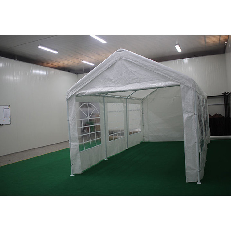 Εξωτερικό Carport CP004-W με Αδιάβροχο PE Top Cover και Μεταλλικό Φρέμα 3X6M Garden Shed